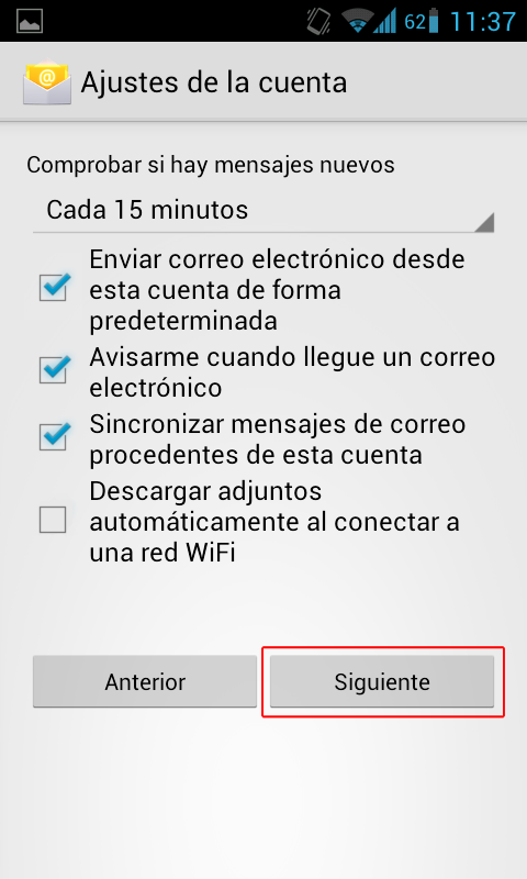 Android configurar cuentas de correo grupodrifon6