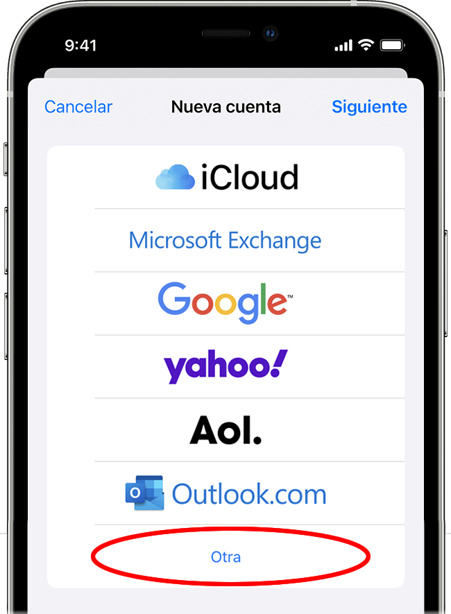 IPhone configurar cuentas de correo grupodrifon2